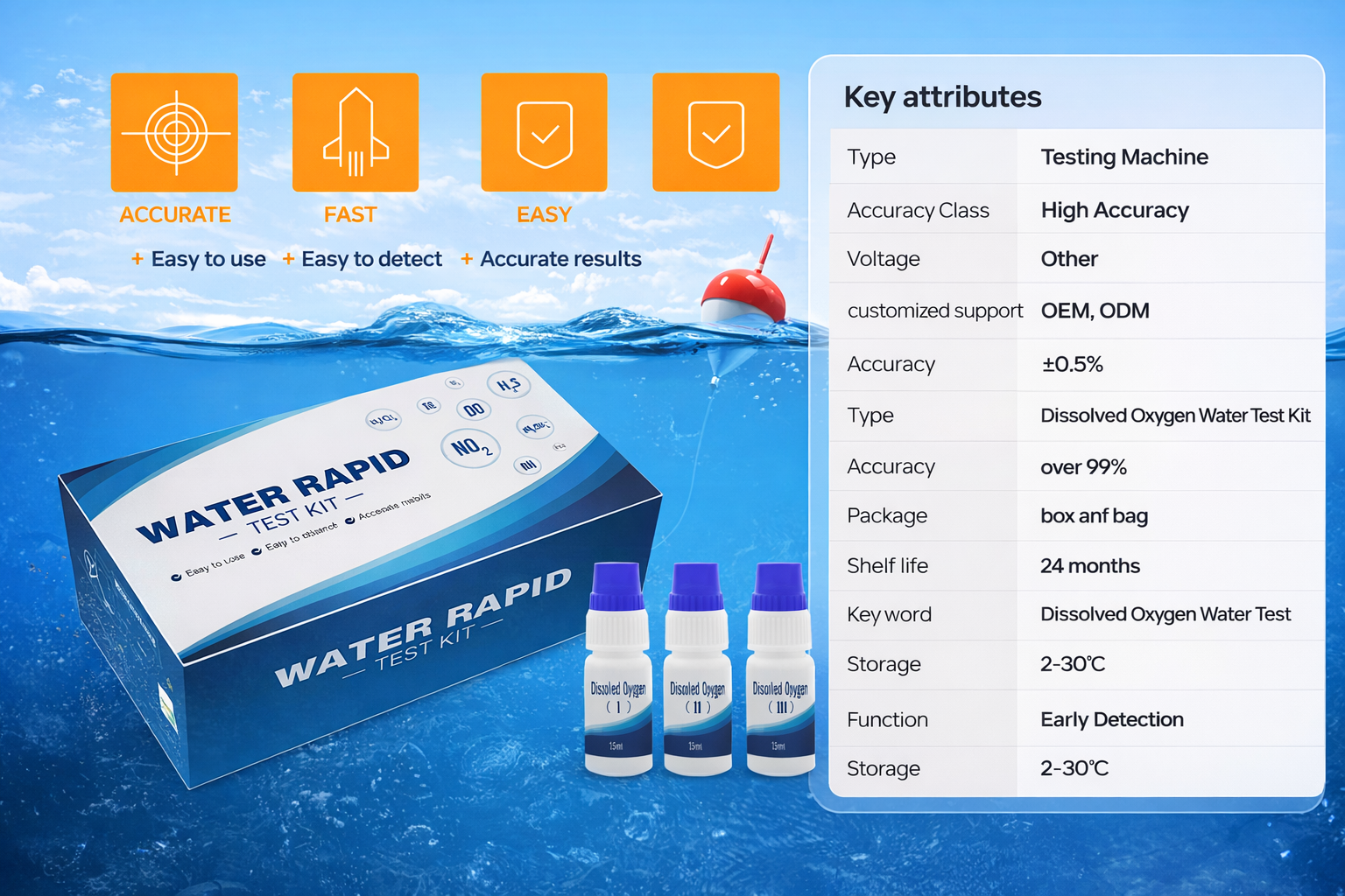 Dissolved Oxygen Test Kit