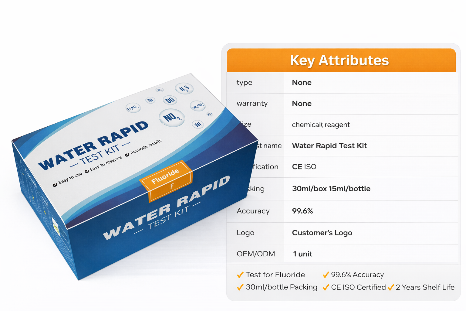 Fluoride Water Test Kit